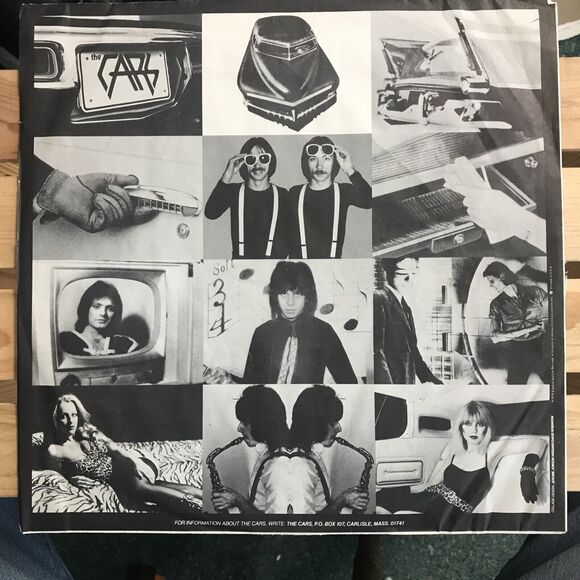THE CARS RECORD "THE CARS" 1978 ELEKTRA (6E-135) WITH LYRIC INNERSLEEVE SHRINK - Picture 4 of 8